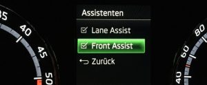 Front assist skoda