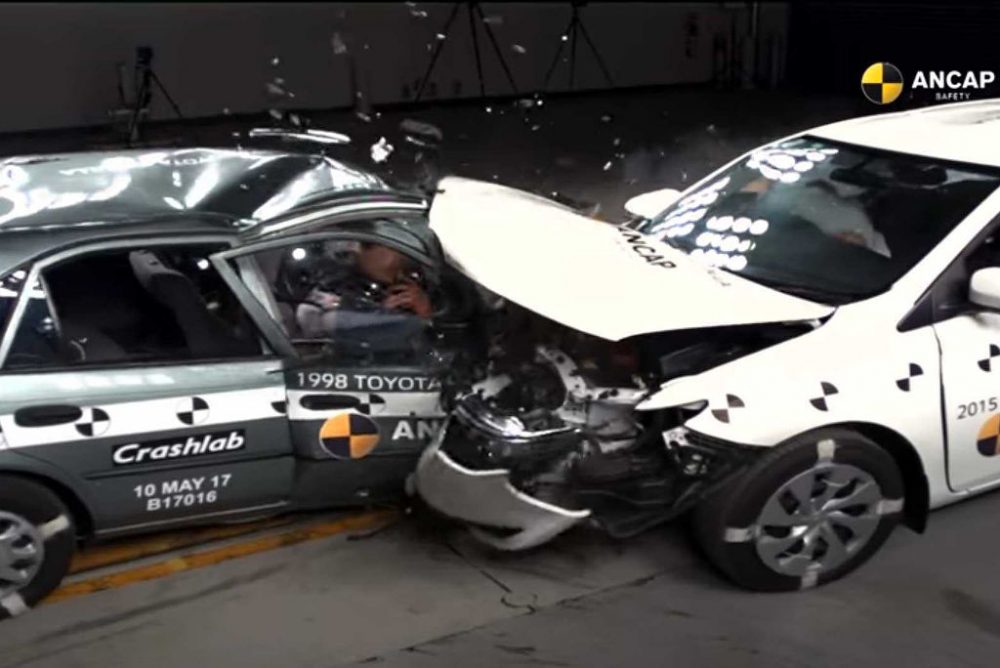 Toyota Corolla crash-test (fot. ANCAP)
