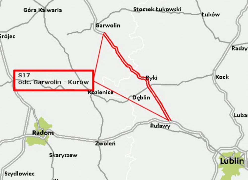 droga ekspresowa S17, S17 odcinek Garwolin - Kurów