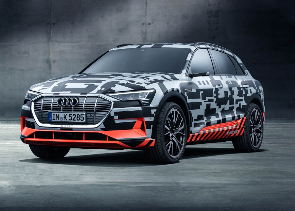 Audi E-Tron akumulatory, Audi E-Tron