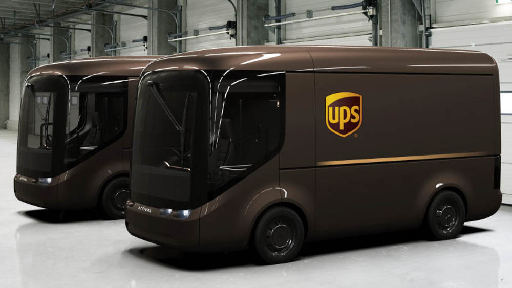elektryczny van UPS, elektryczny van, napęd elektryczny, van o napędzie elektrycznym, UPS